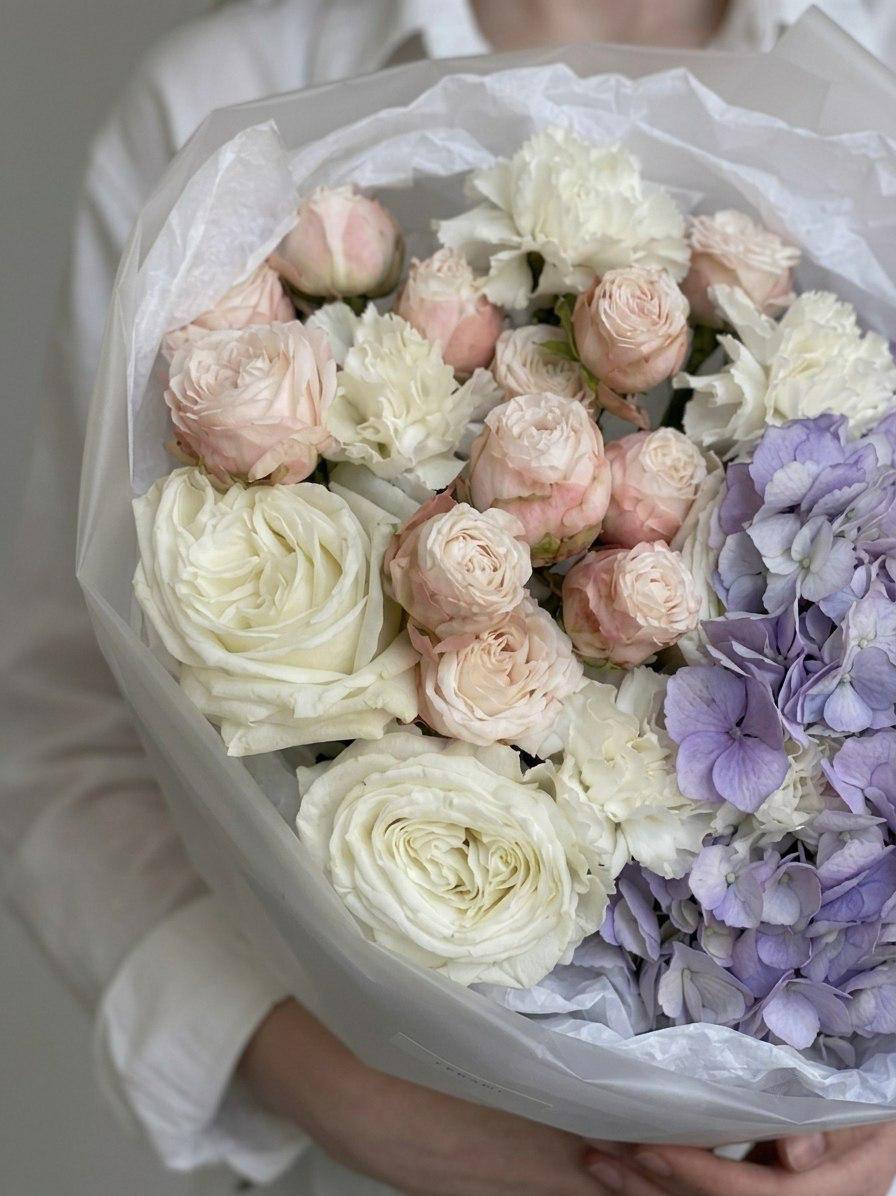 Авторский букет «Гармония оттенков»